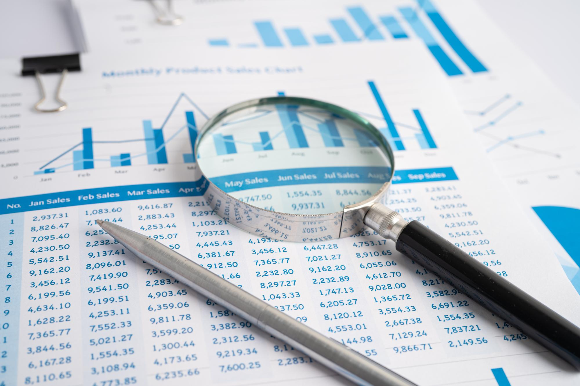 Not-for-profit bookkeeping documents organised for external audit review